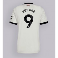 Manchester United Rasmus Hojlund #9 Tretí futbalový dres 2024-25 Krátky Rukáv